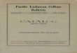 1929-1930 Catalog for Pacific Lutheran College