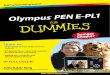 Olympus PEN E-PL1 For Dummies Sample Chapter