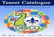 ISF's Biggest Fundraising Event Catalogue - The 70's Disco