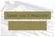 Cyber law e magazine