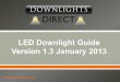 DLD LED Downlight Guide V1.3