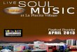 Soul Music at 2nd Saturdays Downtown Festival Booklet - April 2013
