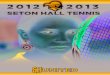 2012-13 Seton Hall Tennis Media Guide