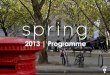 St George's Holborn spring programme 2013