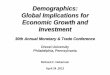 Demographics: Global Implications for Economic Growth and Investment