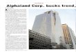 Alphaland Corp Bucks Trend, Focuses on High-end Market
