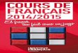 Institut français de Valencia -  Programme des cours 2014/15
