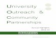 Campus Outreach and Community Partnerships Annual Highlights 2012-13