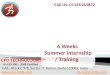 6 Weeks Summer Internship Training in Delhi