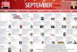 September 2014 Calendar of Area Events