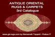 Antique oriental rugs & carpets 3rd catalogue by gb rugs