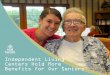 Independent Living Centers Hold More Benefits for Our Seniors