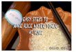 OlioTalks - Rice Water Recipe