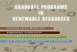 Graduate Program in Renewable Resources