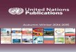 United Nations Publications Catalogue