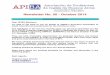 APIBA Newsletter N° 50 -  October 2014