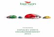 Catalogue bergon Espaces Verts & Environement 2015