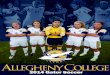 2014 Allegheny College Women's Soccer Yearbook