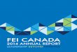 FEI Canada 2014 Annual Report