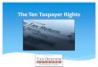 Taxpayers Constitutional Tax Rights