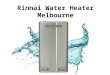 Rinnai water heater melbourne