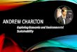 Andrew Charlton : Discuss Economic and Environmental Sustainability