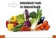 Analysis of antioxidants