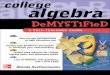 ɷCollege algebra demystified by rhonda huettenmueller