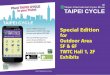 2015 TAIPEI CYCLE special edition for outdoor area 5F & 6F, TWTC hall 1, 2F Exhibits