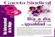 231. Gaceta Sindical.  8 de marzo. Día Internacional de las Mujeres (2015)