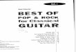 Best of Pop & Rock - For Classical Guitar (Vol 1)