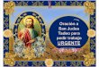 Para Obtener Trabajo Urgente Oracin Efectiva a San Judas Tadeo