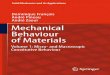 Mechanical Behaviour of Materials Vol.01