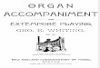 Whiting-Organ Accompaniment and Extempore Playing