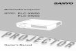 Sanyo Plc Xw55 Manual