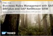Business Rules Management With SAP- BRFplus and SAP NetWeaver BRM