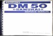 Suzuki Dm50 Samurai Service book danish