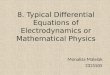 Typical Differential Equation