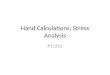 P11213 - Hand Calculations-Stress Analysis