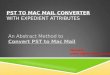 PST to Mac Mail Converter