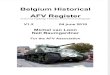 The Belgian Historical Afv Register