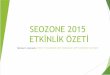 SEOzone 2015 Etkinlik Özeti