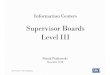 Level III Supervisor Boards