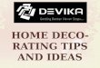 HOME DECORATING TIPS AND IDEAS
