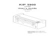 KIP 1900 User Manual Ver B 1