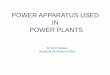 Power Apparatus Used in Power Plants