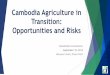 Cambodia agriculturein transition