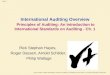 Principles of Auditing An Introduction to ISAs Ch. 1