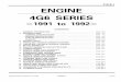 4G6 Series Engine Workshop Manual 91-92 PWEE9037-ABCD 11A