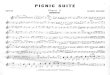Cl.bolling Picnic Suite for Flute Guitar & Piano Trio (Guitar)
